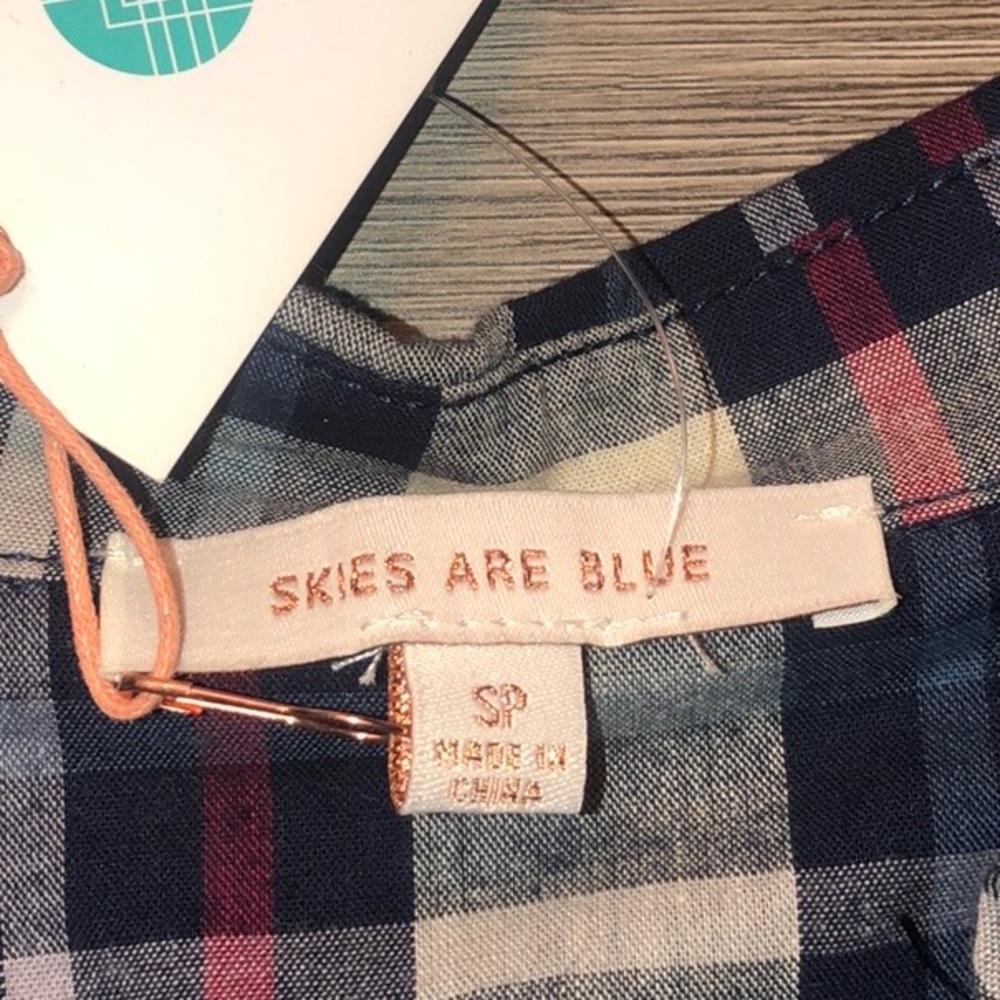New! Plaid Cotton Button Down - Picture 8 of 11